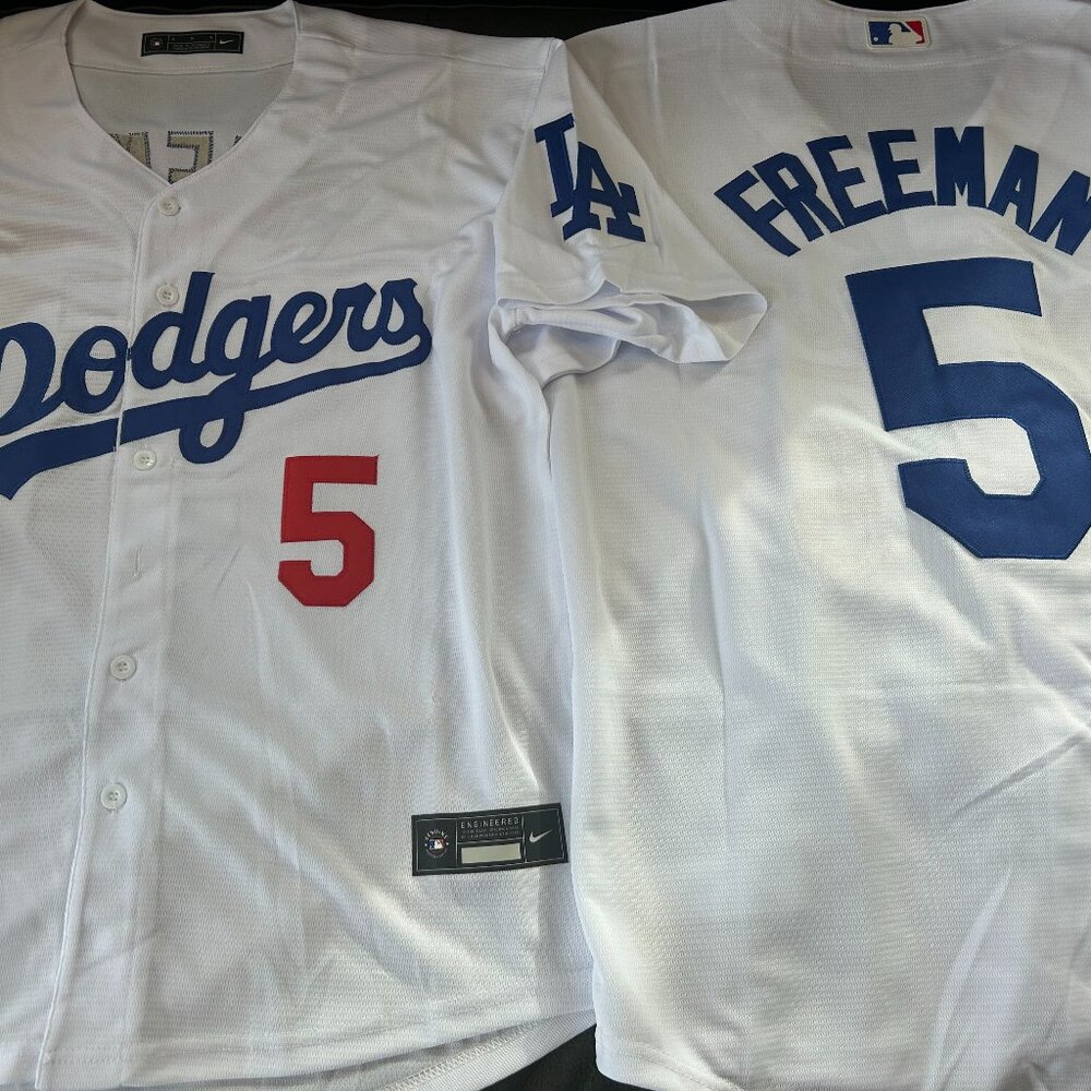 LOS ANGELES DODGERS FREDDIE FREEMAN Men's JERSEY Sz M,L,XL,2L New w tags by Nike